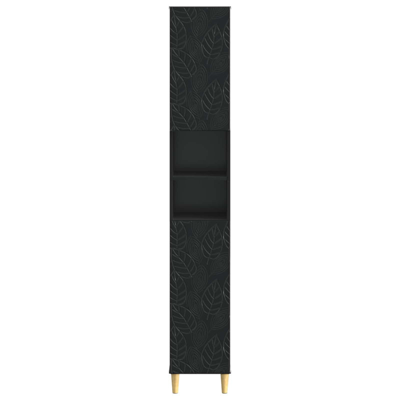 Linen Cabinet, Black