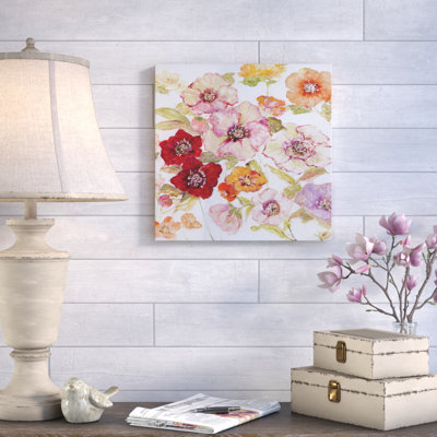 « avant jardin i », reproduction de peinture à l’huile sur toile tendue