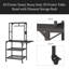 3D Printer Stand, Heavy Duty 3D Printer Table Stand With Filament Storage Rack, T-Shaped Spools Holder Rack With Wheels,3D Printer Workbench For 3D Printing Studio, Home Office Workshop