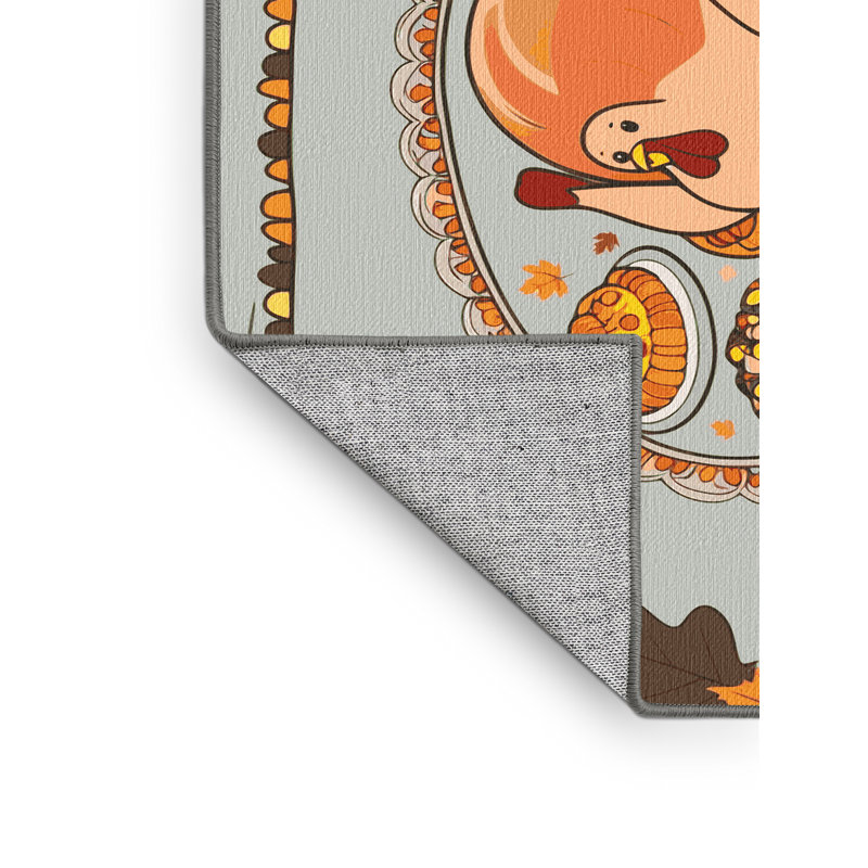 Tapis de Noël East Urban Home, Rectangle 4pi x 6 pi