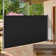 Dakota Fields 300cm W x 9cm D Polyester Cover Retractable Freestanding Awning