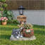 Statue jardinière Schnauzer