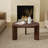 Modern Round Coffee Table with Three-Legged Design
