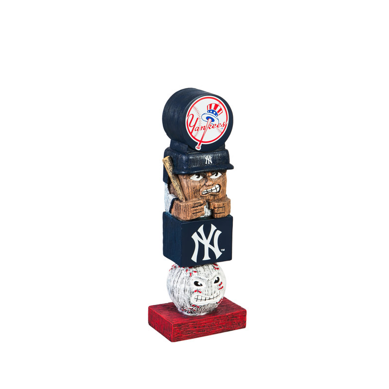 Statue de jardin MLB, New York Yankees, H 12 po x l 4,41 po x P 3,15 po