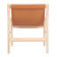 Fauteuil d'appoint Doek brun clair