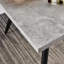 150cm Marble Effect Dining Table Set With 4 Quilted Velvet Chairs-93859443
