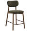 Upholstered Bar Stool with Solid Wood Frame-875575343