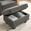Canapé inclinable simple avec dossier réglable manuellement, port de charge USB-1707340124
