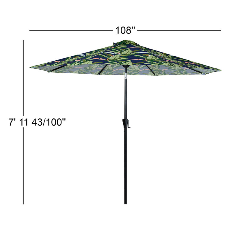 Parasol de marché 9 pi Sargun