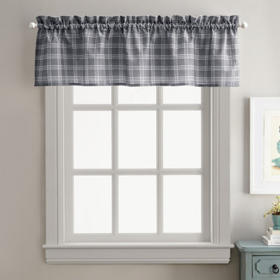 Ardath Plaid Tailored Window Valance