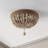 Solid Wood Flush Mount