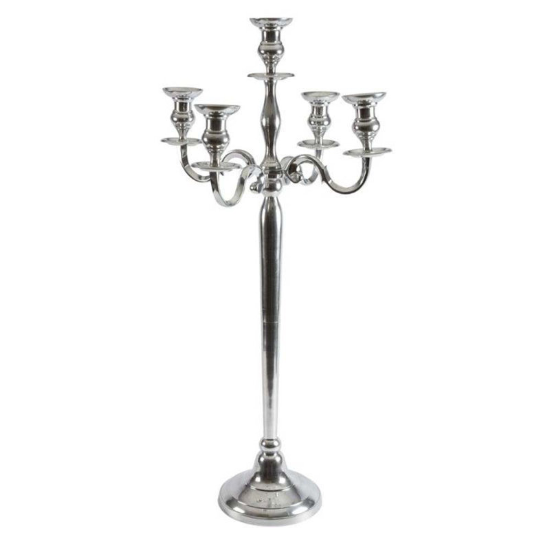Aluminum Floor Candelabra