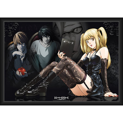  Officially Licensed Death Note - Misa - Framed Art Poster - 24 x 36 Inch - Sturdy Engineered Wood Frame with Plexi Glass - Ready to Hang
