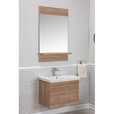 Winterstown 27,5 | Meuble-lavabo mural avec miroir