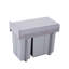 Plastic Manual Lift Pull Out Rubbish Bin - 30L