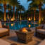 Willam Square Stone Fire Pit