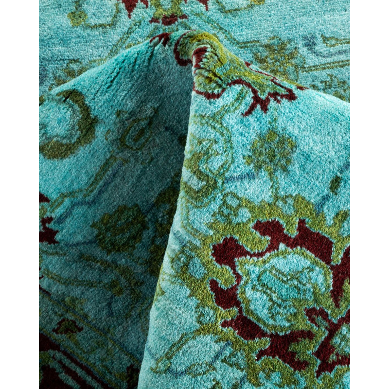 Fine Vibrance One-of-a-Kind 2' 7" X 4' 2" Hand Knotted Area Rug