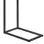 Table en C grise et bronze avec port de charge USB