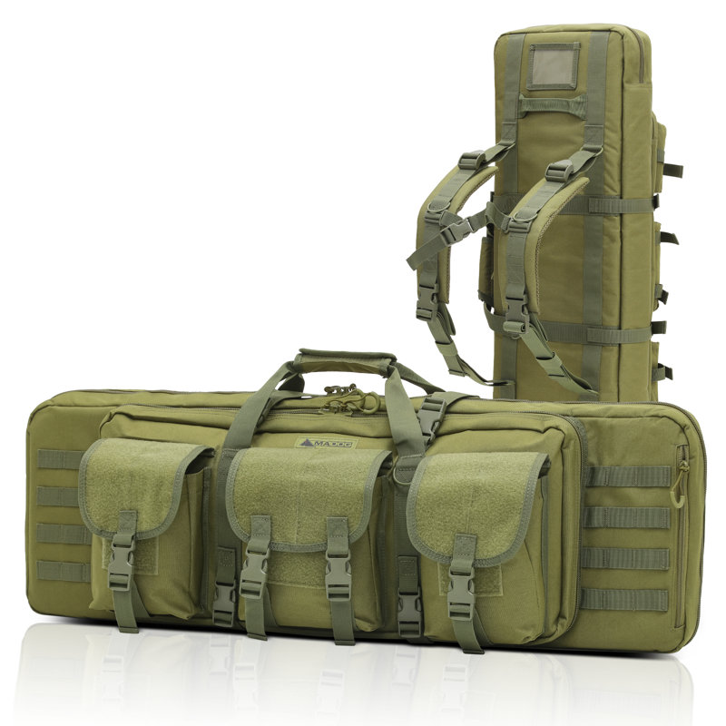 Rifle Bag With Multiple Compartments Storage Bag, Olive Drab