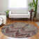 Premium Machine Washable Prisco Burgundy Rug
