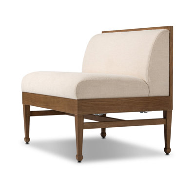 Priscilla Dining Bench-49"-Crypton Wayfarer Snow