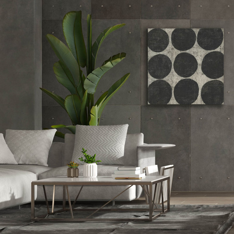  «Stone 3» par Chariklia Zarris, art mural sur toile, 37 po x 37 po