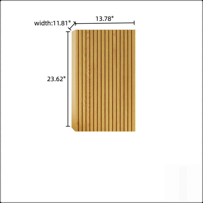 Armoire de rangement murale étroite de 23 pouces de hauteur avec porte, parfaite pour les petits espaces et polyvalente dans les salles de bain, les salons et les buanderies.