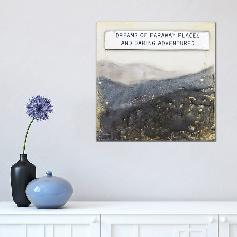 Dream of Faraway Places by Britt Hallowell - 1 Piece Wrapped Canvas Wall Art, 45.72 cm H x 45.72 cm W x 3.175 cm D