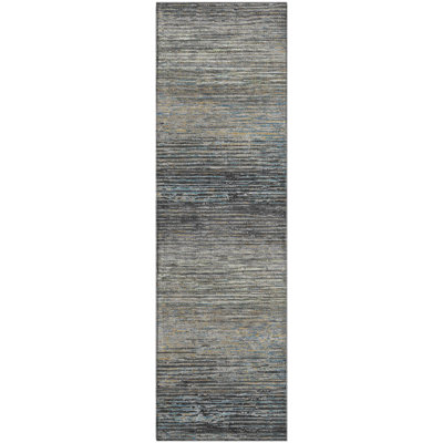 Premium Machine Washable Alijah AMF1264 Stripes Rug