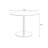 Black Round Sintered Stone Dining table