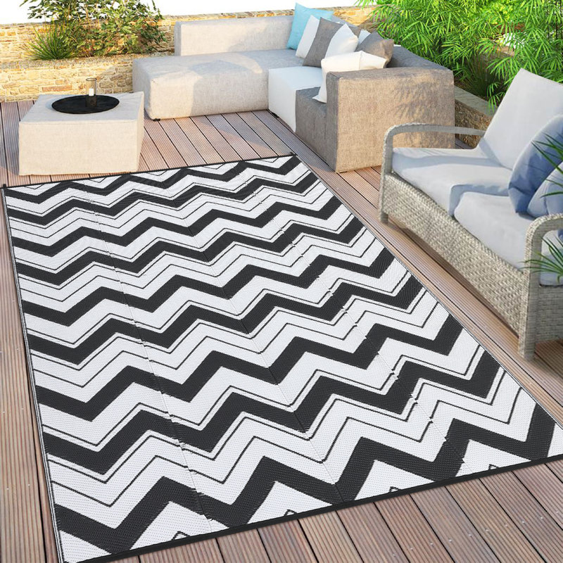 Tapis intérieur / extérieur Saguache, Rectangle de 5 pi x 8 pi