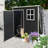5x3 Resin Outdoor Storage Shed Black Pentroof(Random shipment of new and old items)
