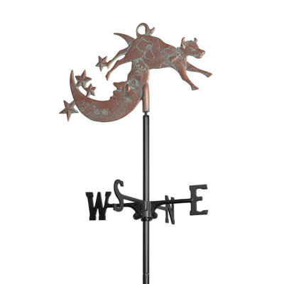 Cow Over Moon Garden Weathervanes