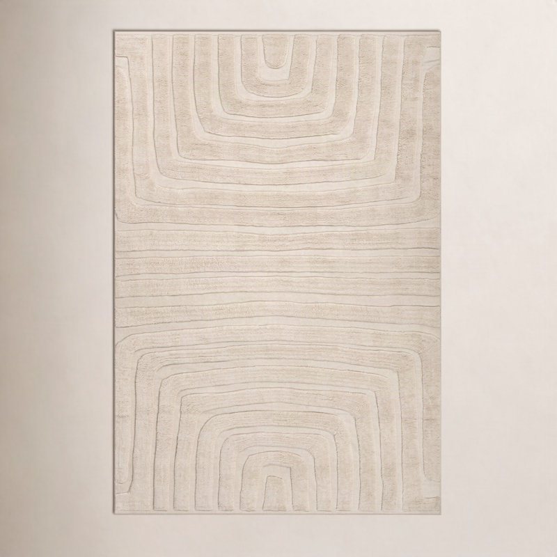 Ais Abstract Bohemian Rug, Rectangle 3' x 5'