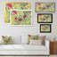 «Blossoming Mauve bourgogne», reproduction d'art sur toile encadrée-574428690-574428689