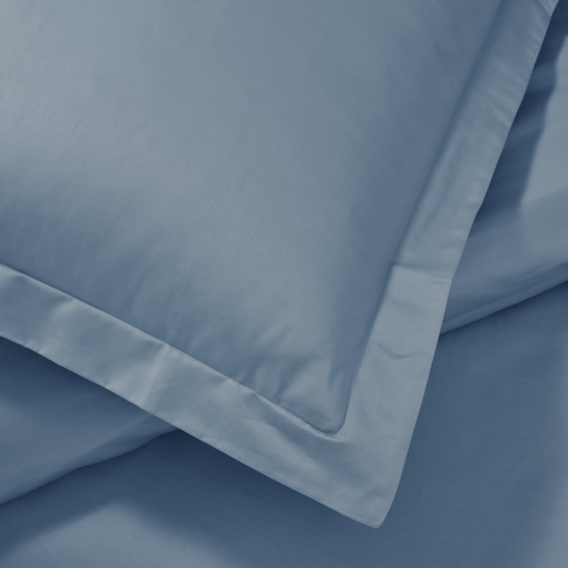 Luxury 1500 Thread Count Certified Egyptian Cotton Duvet Covers Set, Light Blue
