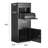 Package Delivery Boxes for Outside 47.2 in Anti-Theft Lockable Parcel Drop Box