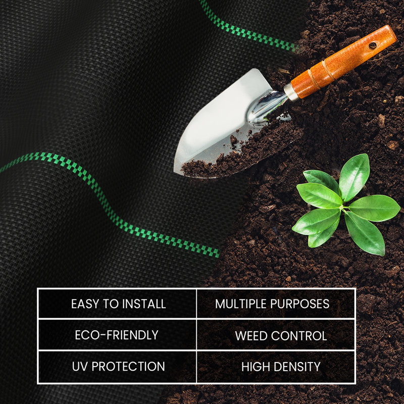Pro Garden Weed Preventer, 36" H x 600" W x 0.15" D