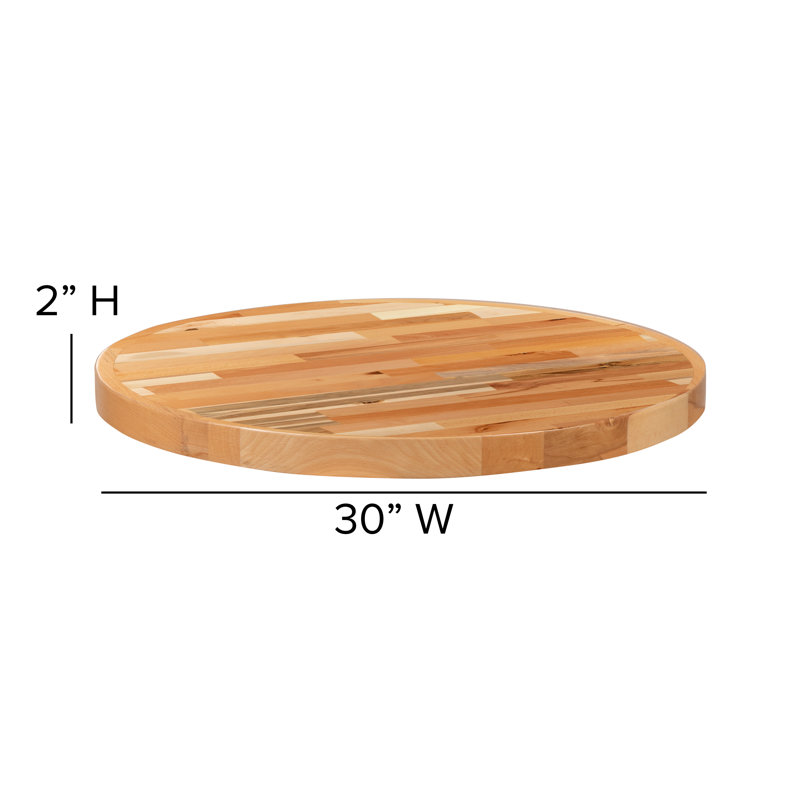 Plateau de table rond Mayfair, L 30 po x L 30 po