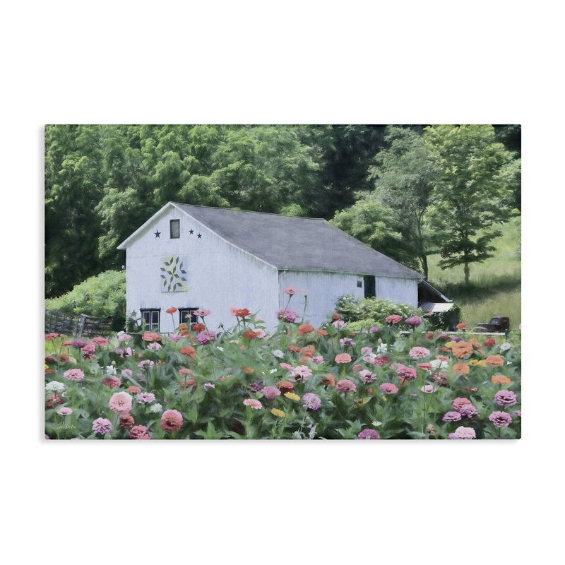 Maison de campagne en toile de jardin, design par Lori Deiter, H 16 po x l 24 po
