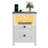 Led Nightstand With Outlet and USB Port-1403129378