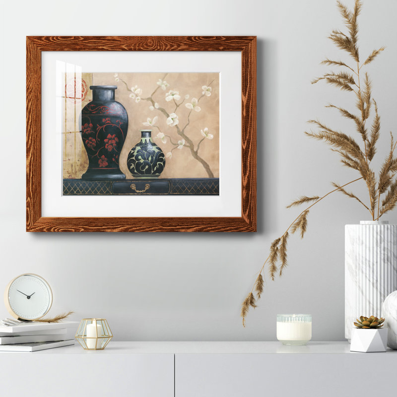Asian Calm I - peinture encadrée, Érable, H 24 po x l 18 po x P 1,5 po