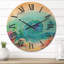Horloge murale Turquoise-63902770