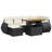 Vidaxl Garden Sofa Set Black