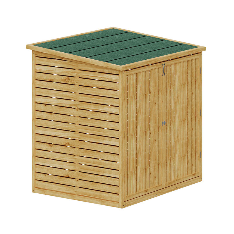 Outdoor Trash Bin Storage Shed