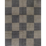Wool Checkered Area Rug