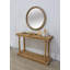 Miroir rond en rotin 31,9 po