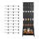 Pegboard Display Stand with 30 Hooks Pegboard Panels Display with a Plate Black