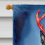Drapeau de Noël maison de renne-112702239
