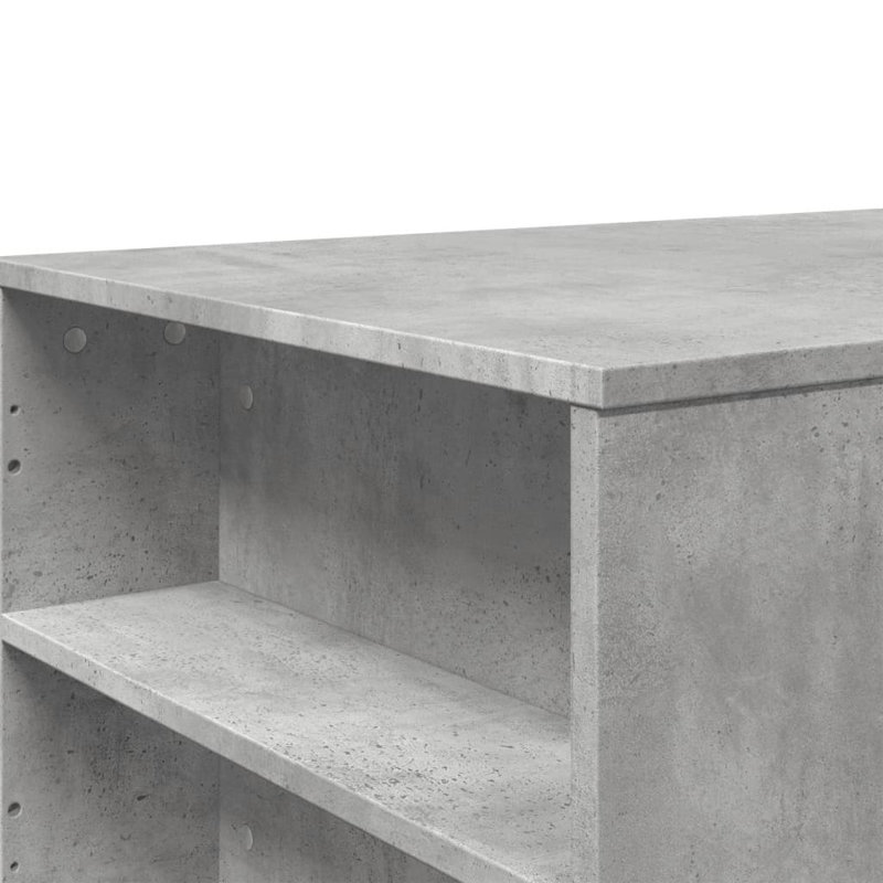 Anojan Coffee Table with Storage, Concrete Grey